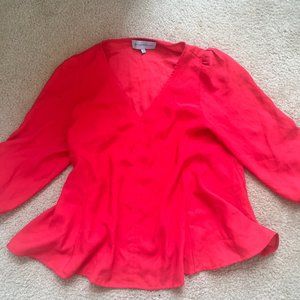 Tuckernuck Red Easton Blouse